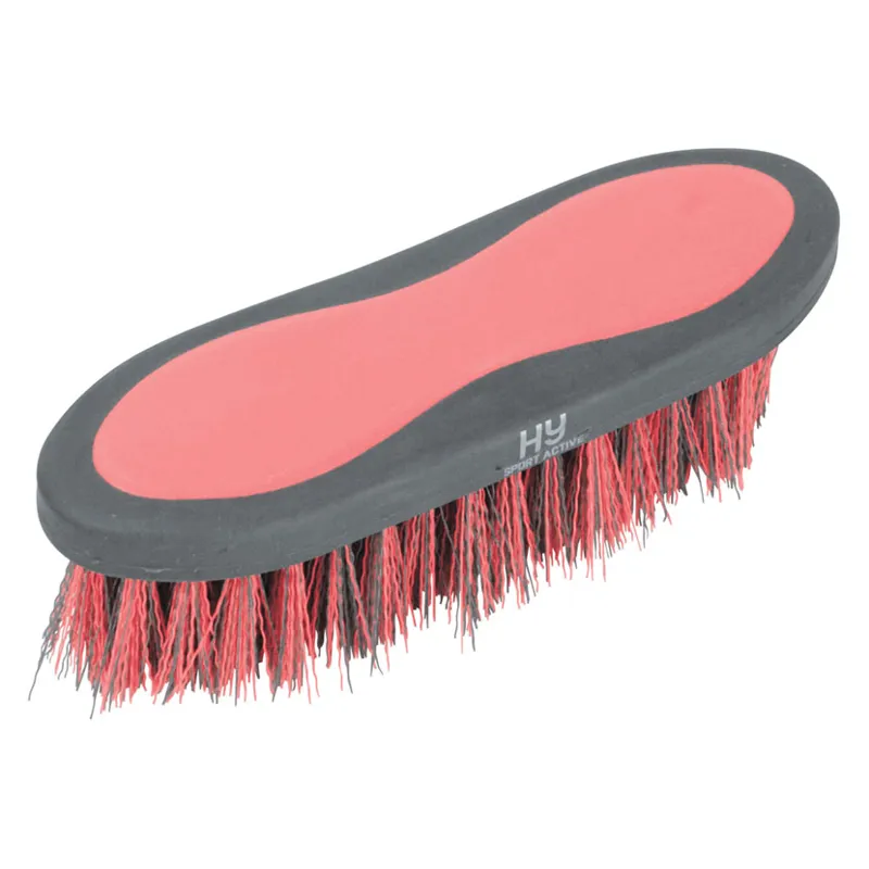 Hy Equestrian Sport Active Dandy Brush in Coral Rose